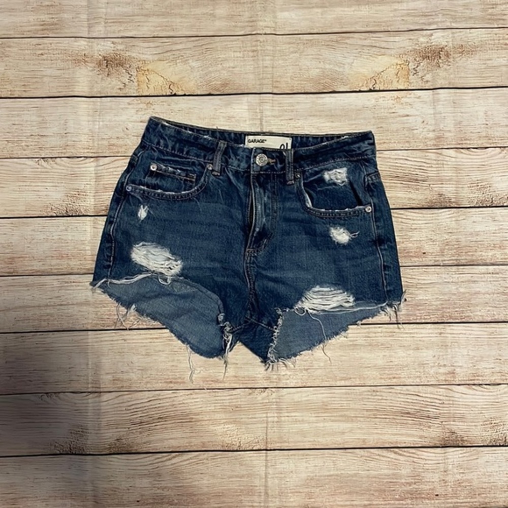 Garage Festival Distressed Jean shorts size 01